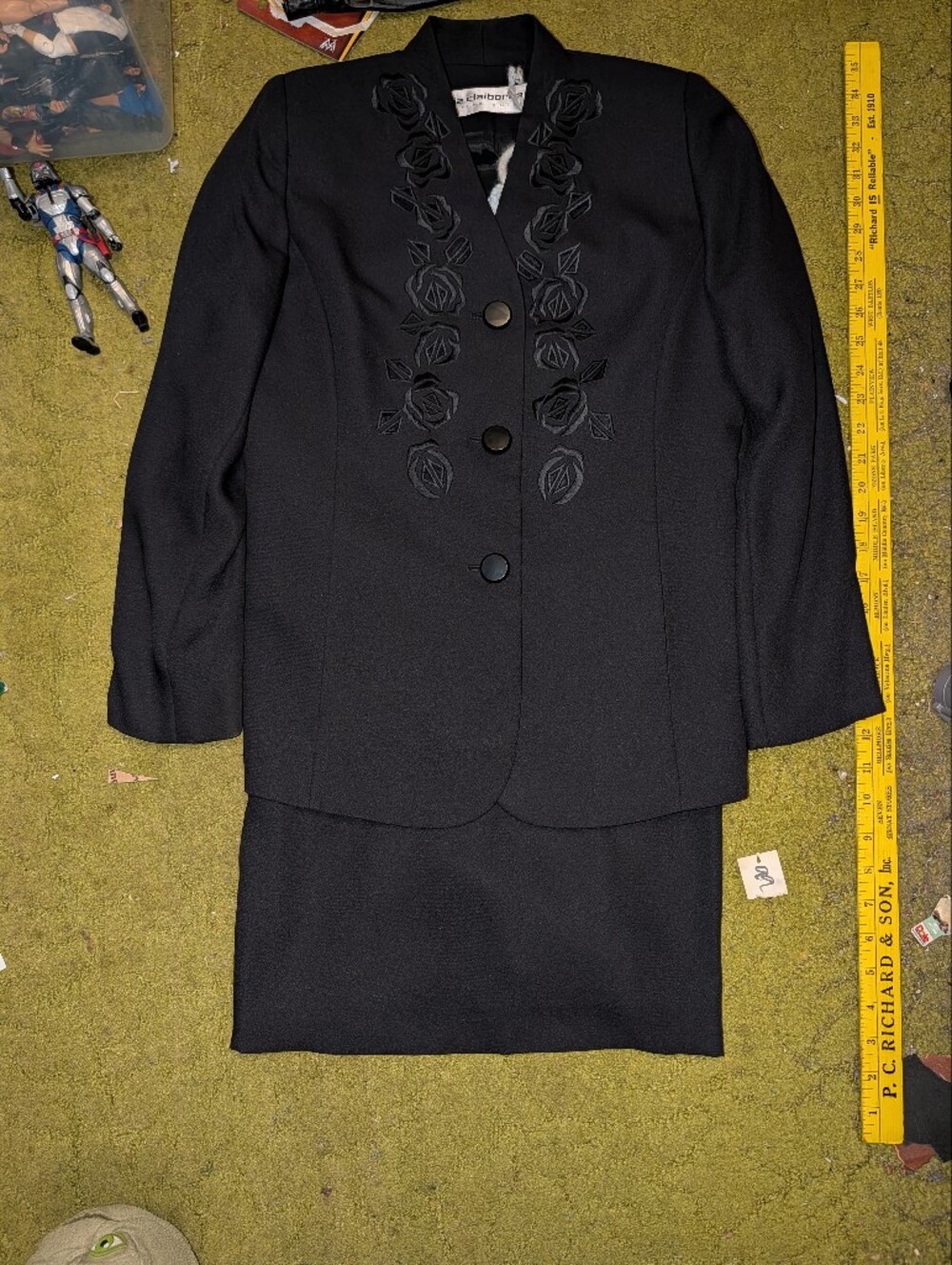 Liz Claiborne Black Skirt Suit